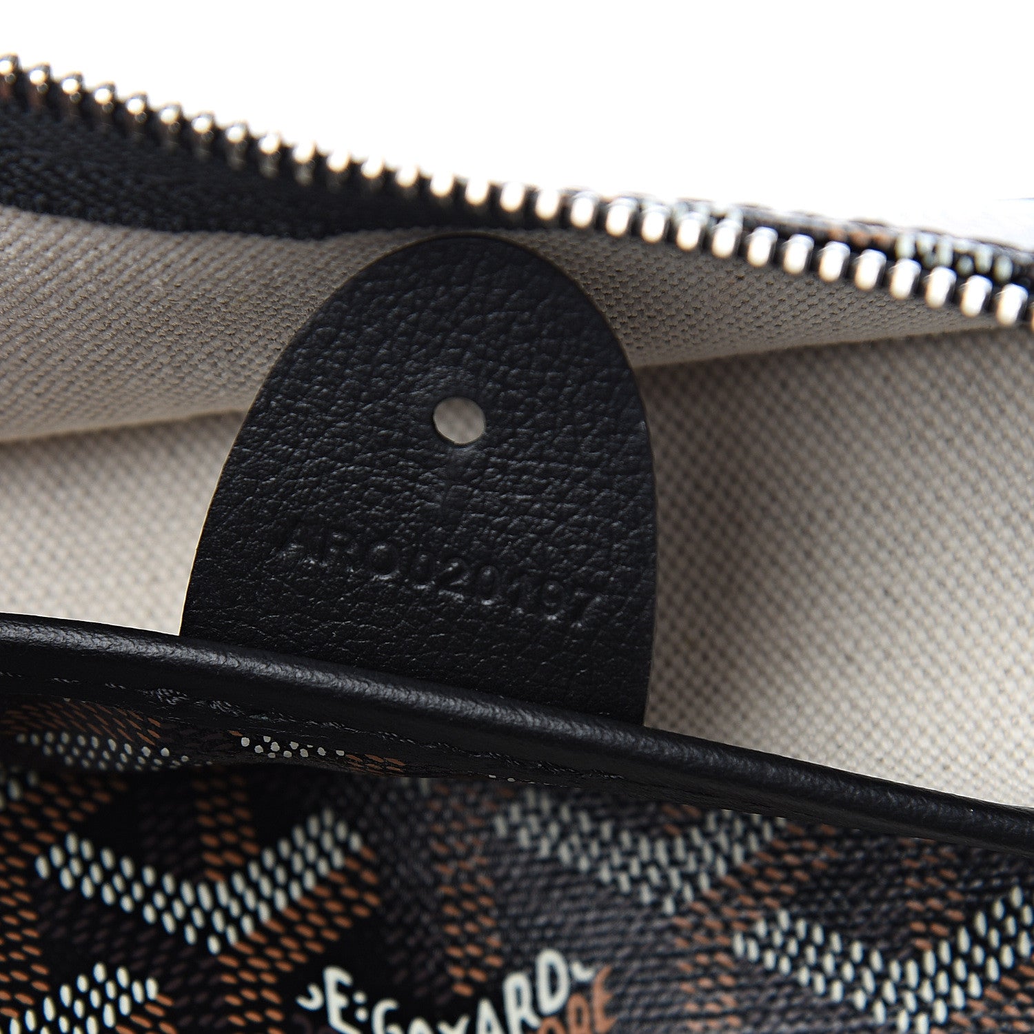 Goyard Goyardine Artois MM Black 6 of 9