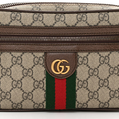 Gucci Soft GG Supreme Monogram Medium Ophidia Belt Bag Dark Brown 8 of 11