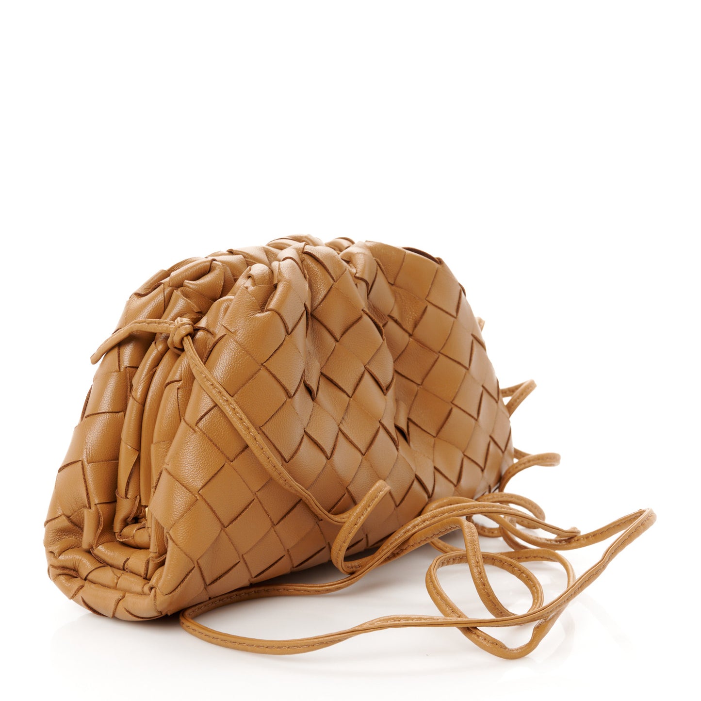 Nappa Intrecciato The Mini Pouch Carmel