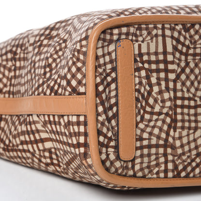 MCM Visetos Medium Liz Reversible Shopper Tote Cognac 14 of 16