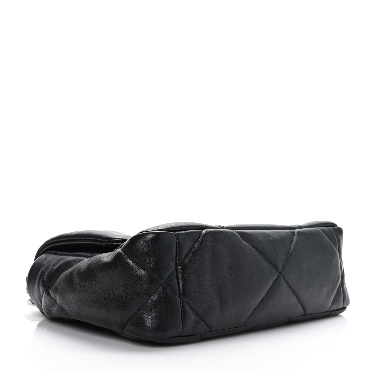 Lambskin Quilted Medium Chanel 19 Flap Black