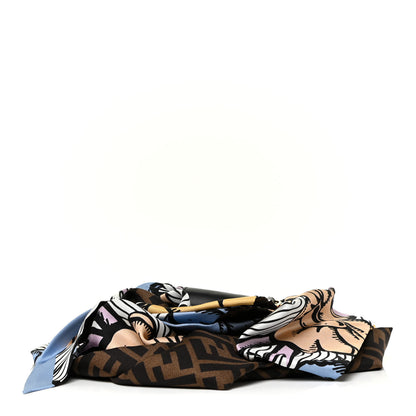 Fendi X JOSHUA VIDES Silk Calfskin FF Strap You Brown Multicolor 2 of 4