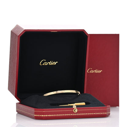 Cartier 18K Yellow Gold Small LOVE Bracelet 17 5 of 5