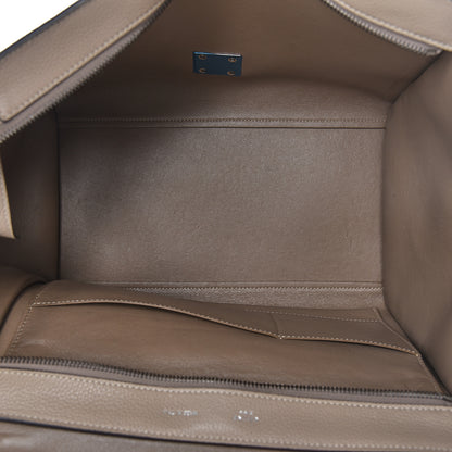Celine Drummed Calfskin Suede Small Trapeze Dune 5 of 13
