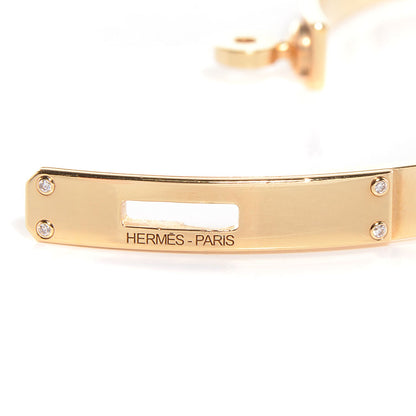 Hermes 18K Yellow Gold Kelly PM Bangle Small 3 of 4