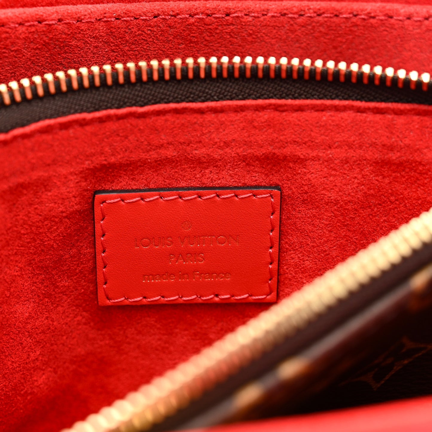Monogram Flower Tote Coquelicot