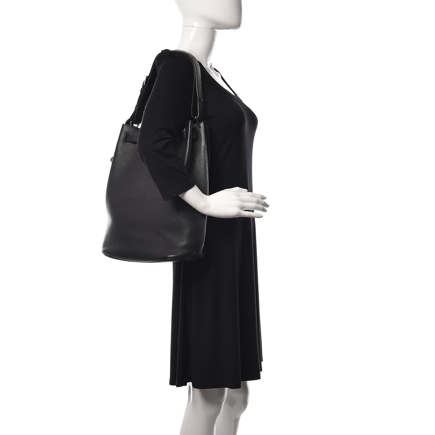 Hermes Togo So Kelly 26 Black 2 of 16