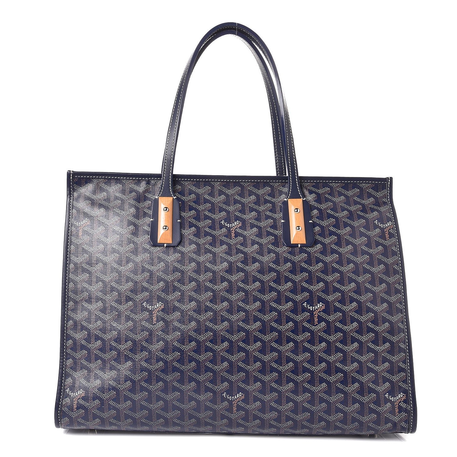 Goyard Goyardine Marquises Tote Navy 1 of 14