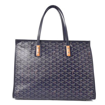 Goyard Goyardine Marquises Tote Navy 1 of 14