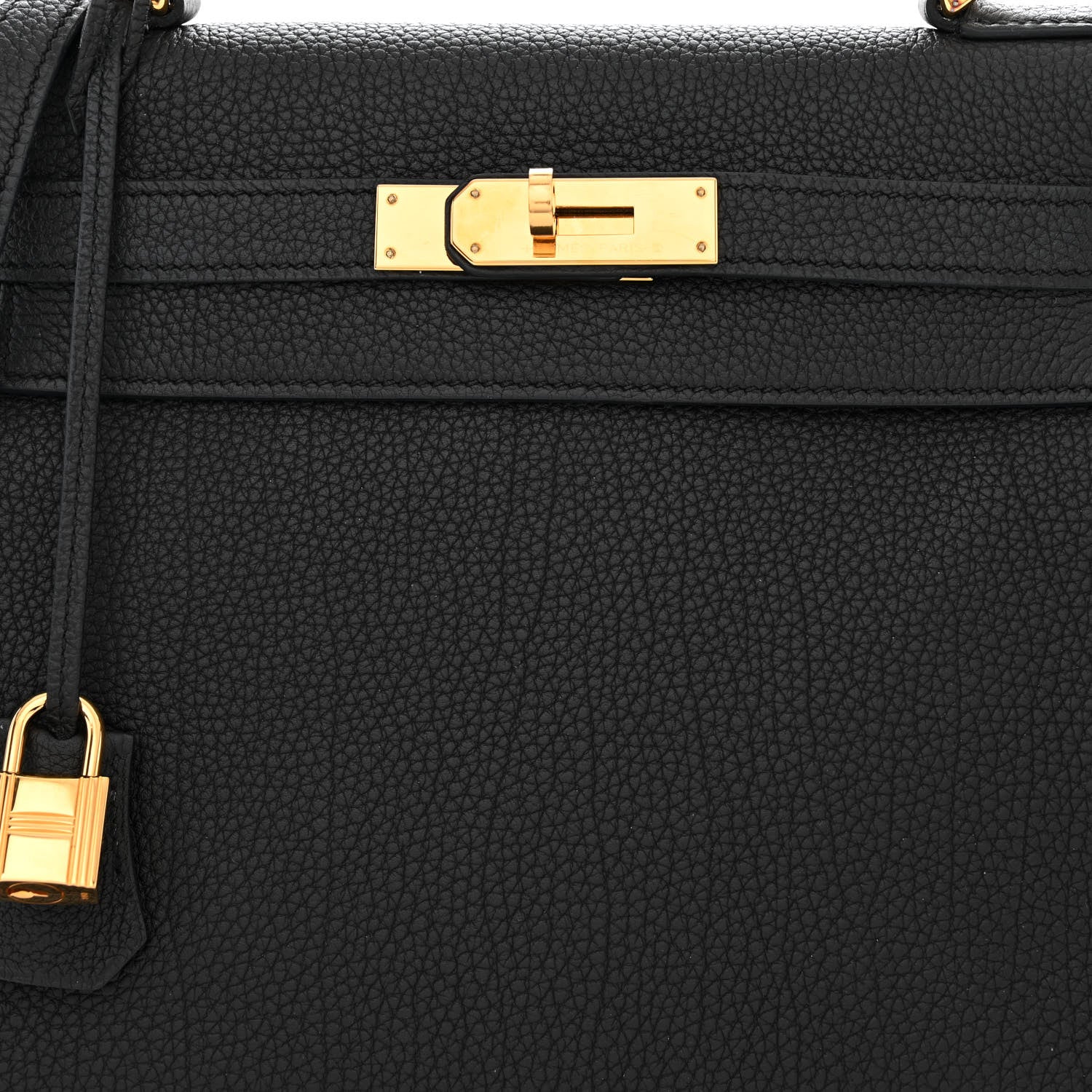 Hermes Togo Kelly Retourne 28 Black 8 of 10