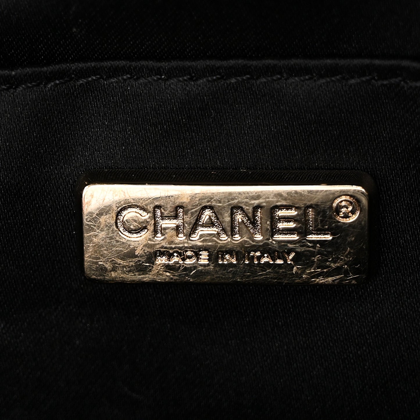 Sequin Lambskin CC Backpack Black