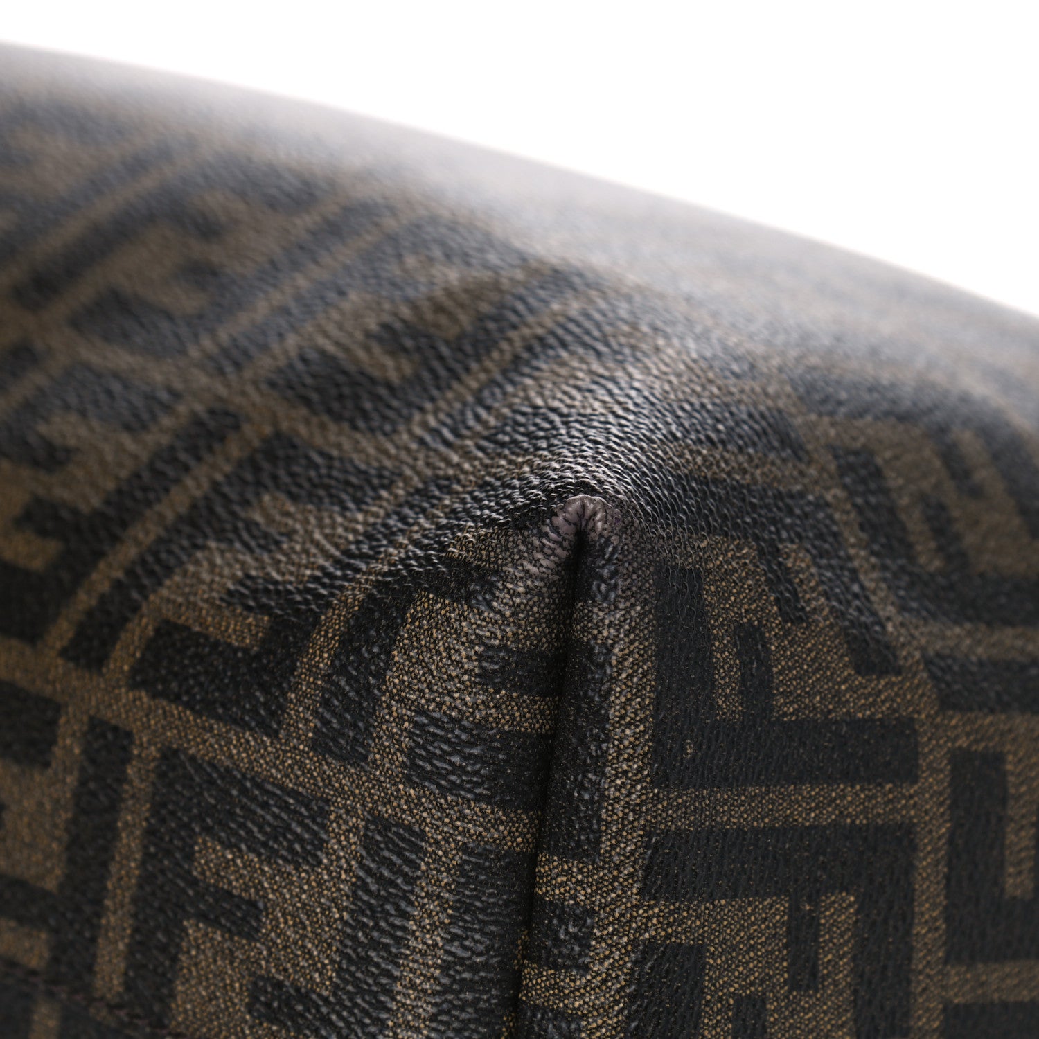 Fendi Zucca Spalmati Small Roll Tote Tobacco Fuxia 9 of 11