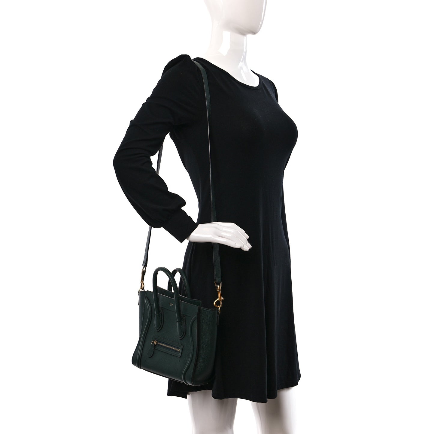 Drummed Calfskin Nano Luggage Amazone