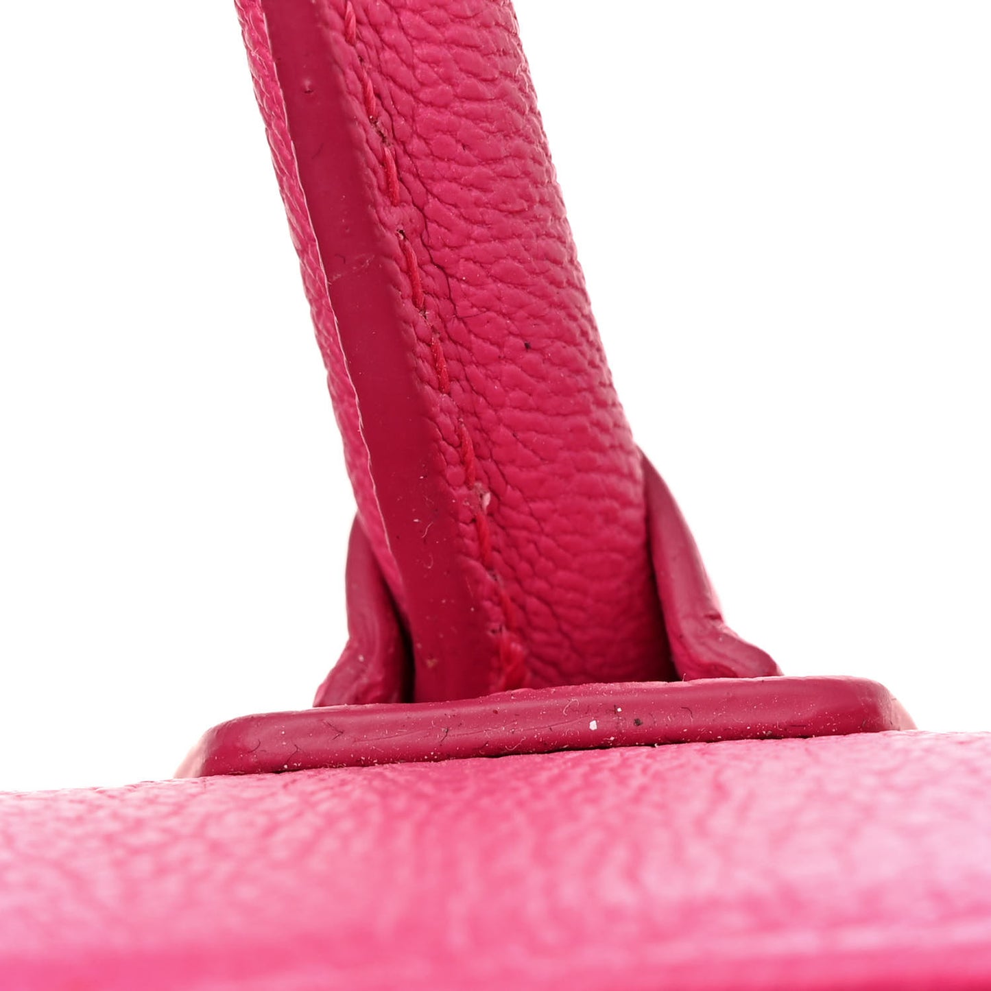 Sugar Goatskin Mini Antigona Neon Pink