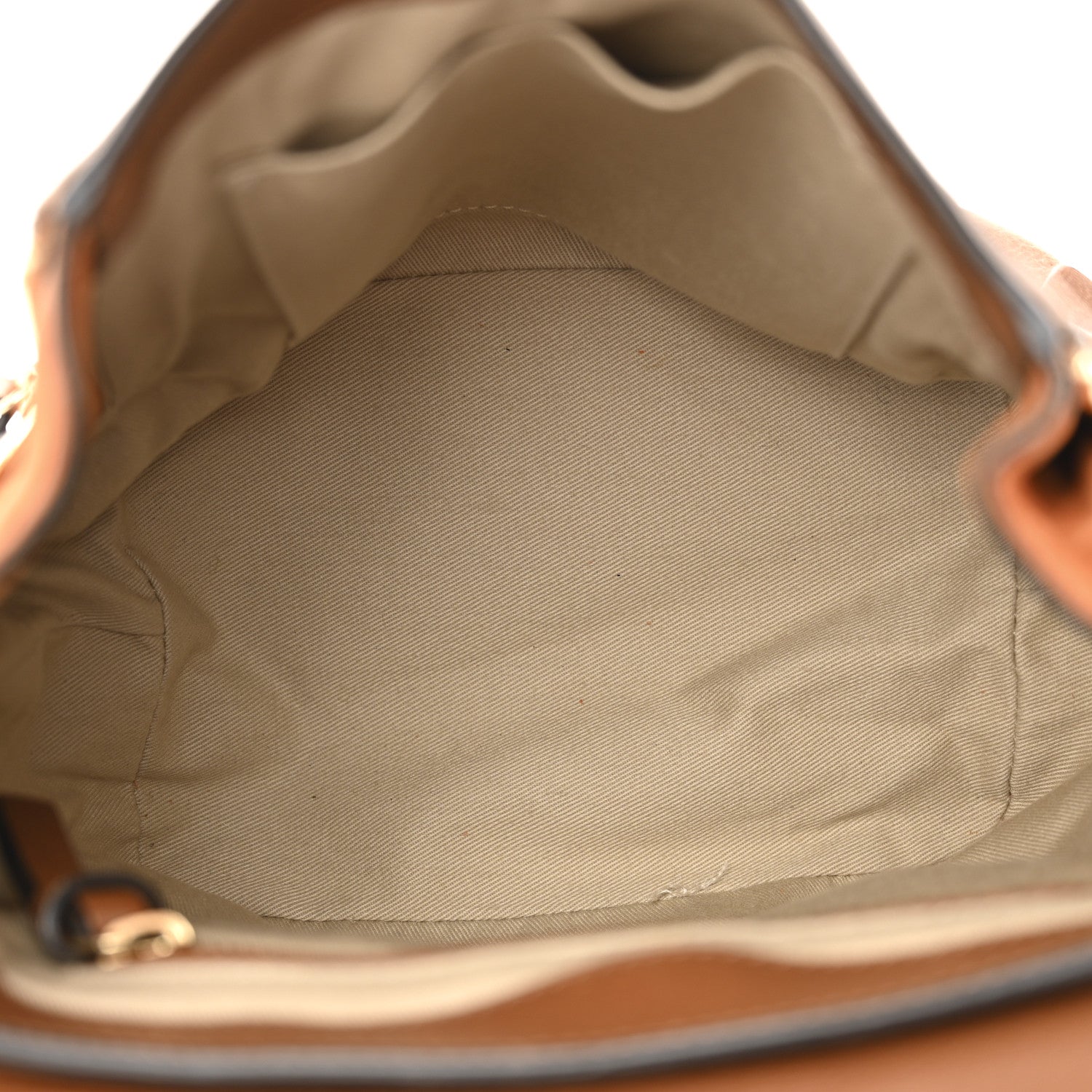 Chloe Suede Calfskin Medium Faye Backpack Tan 5 of 13