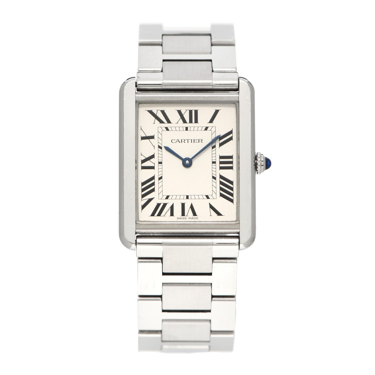 Stainless Steel 27mm Tank Solo Quartz Watch