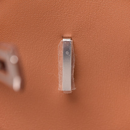 Hermes Swift Epsom Tressage Birkin 35 Gold Bleu du Nord Bleu Indigo 24 of 33