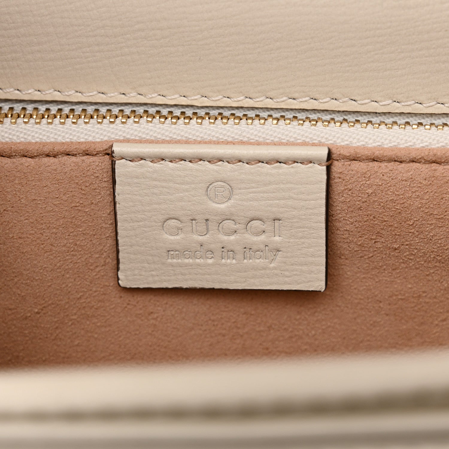 Gucci Azalea Calfskin Horsebit 1955 Shoulder Bag Mystic White 6 of 10