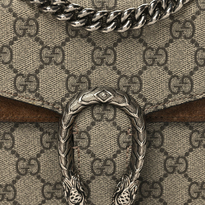Gucci GG Supreme Monogram Mini Dionysus Shoulder Bag Taupe 8 of 11