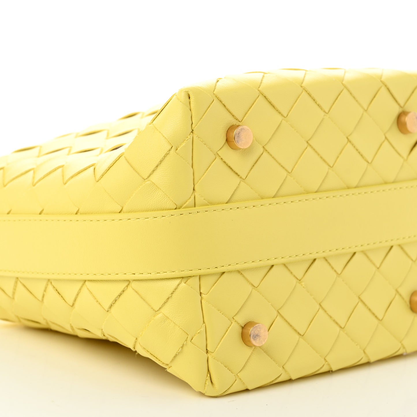 Nappa Intrecciato Mini Wallace Buttercup