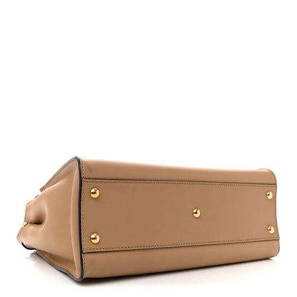 Fendi Vitello Seta Medium Peekaboo Iconic Satchel Cuoio 4 of 13