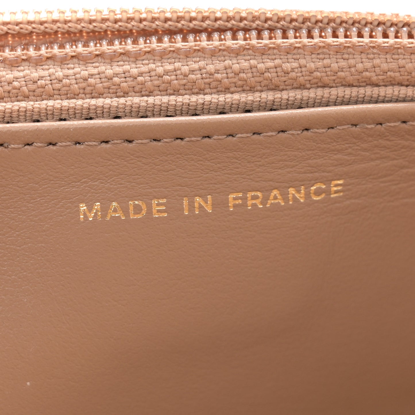 Caviar Quilted Boy Top Handle Wallet On Chain WOC Beige