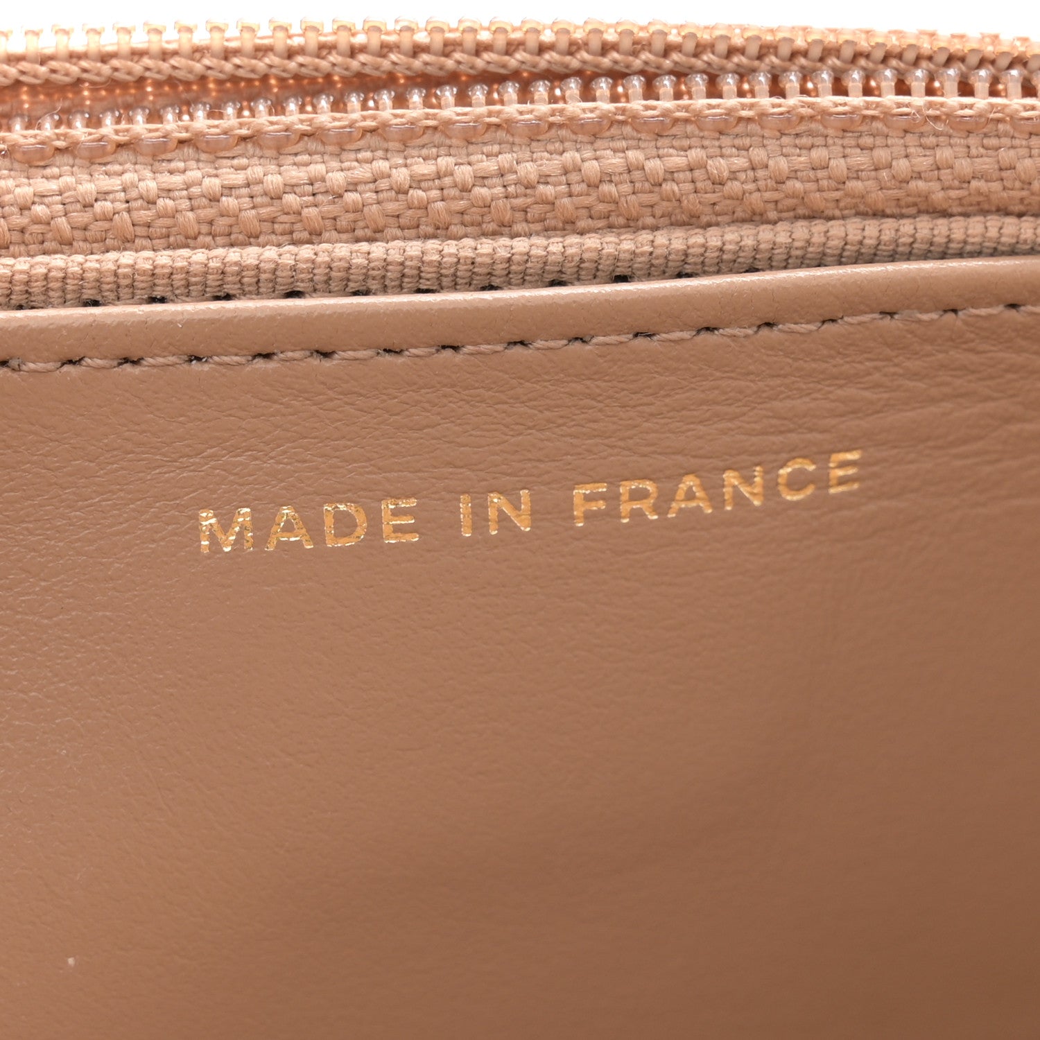 Chanel Caviar Quilted Boy Top Handle Wallet On Chain WOC Beige 7 of 13