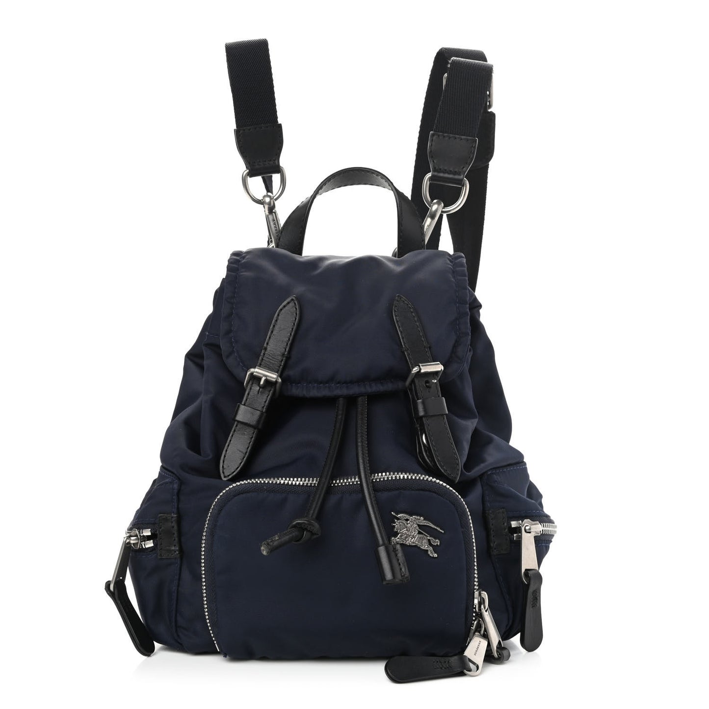Nylon Puffer Small Rucksack Backpack Blue