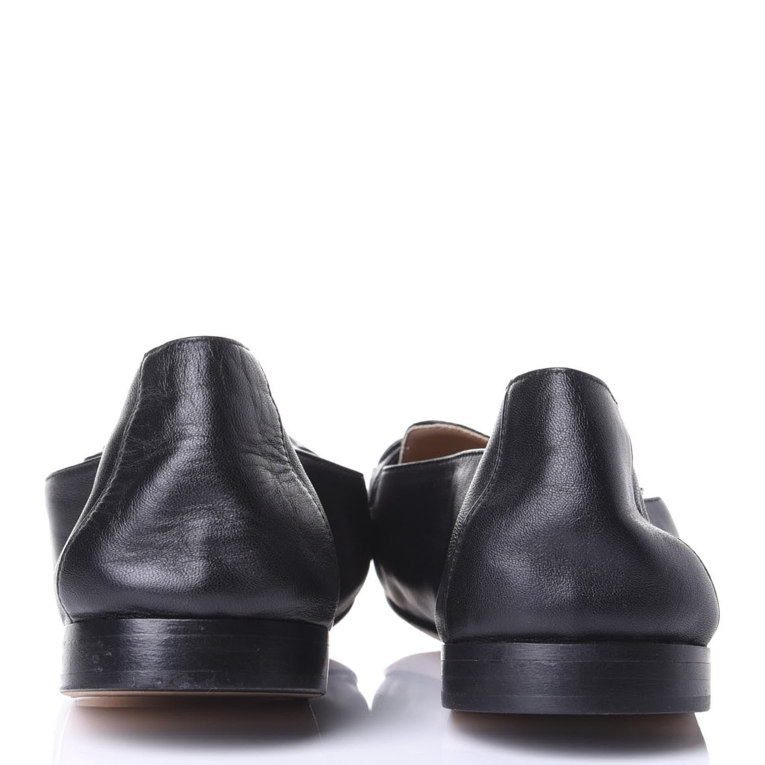 Chanel Lambskin CC Chain Mocassin Loafers 39.5 Black 7 of 11