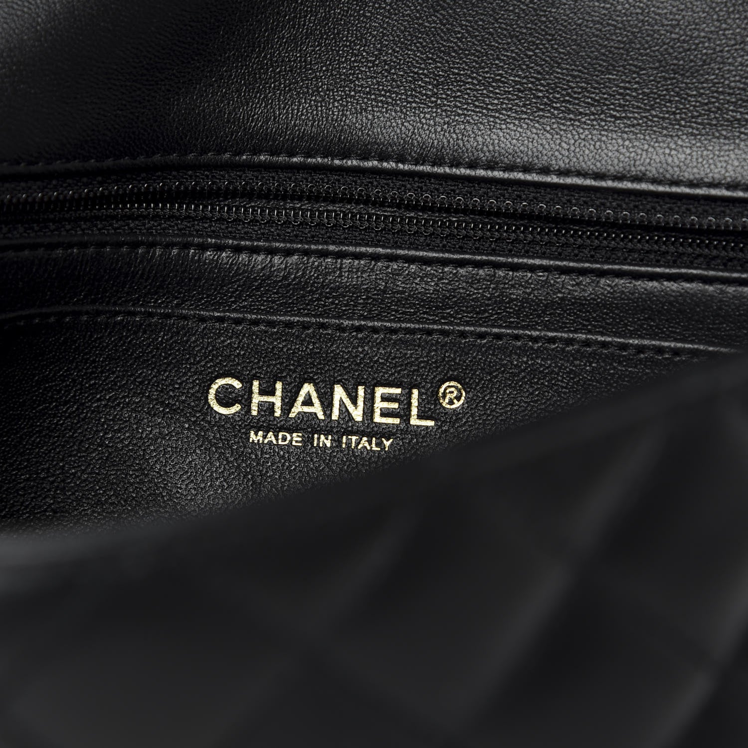 Chanel Lambskin Quilted Mini Rectangular Flap Black 6 of 9