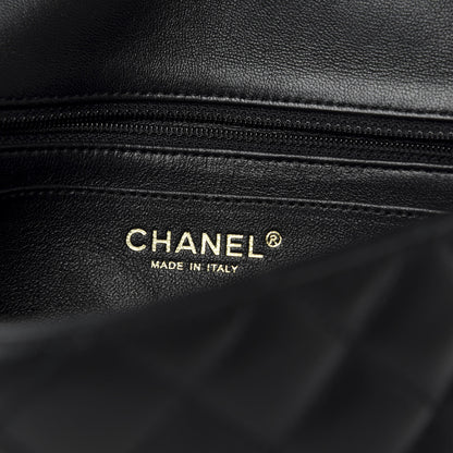 Chanel Lambskin Quilted Mini Rectangular Flap Black 6 of 9