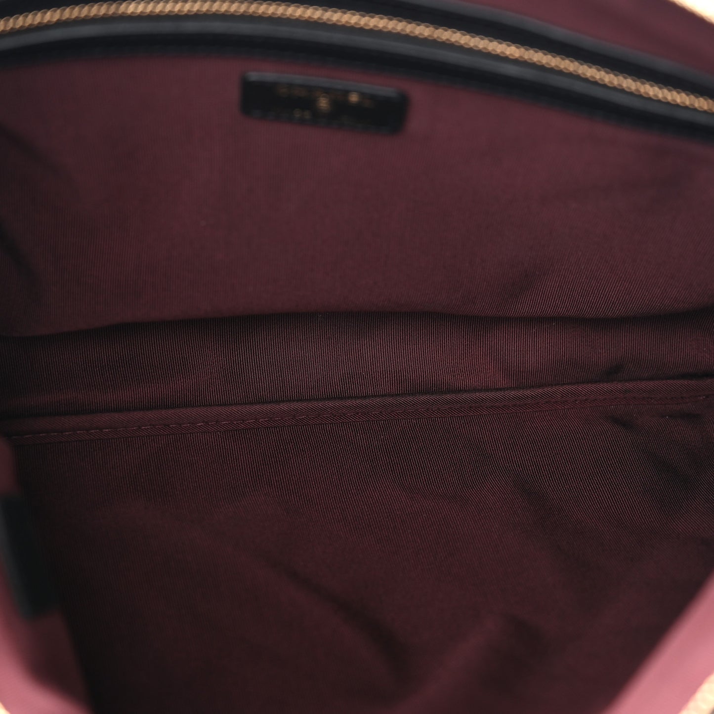 Caviar Quilted Large Cosmetic Case Black