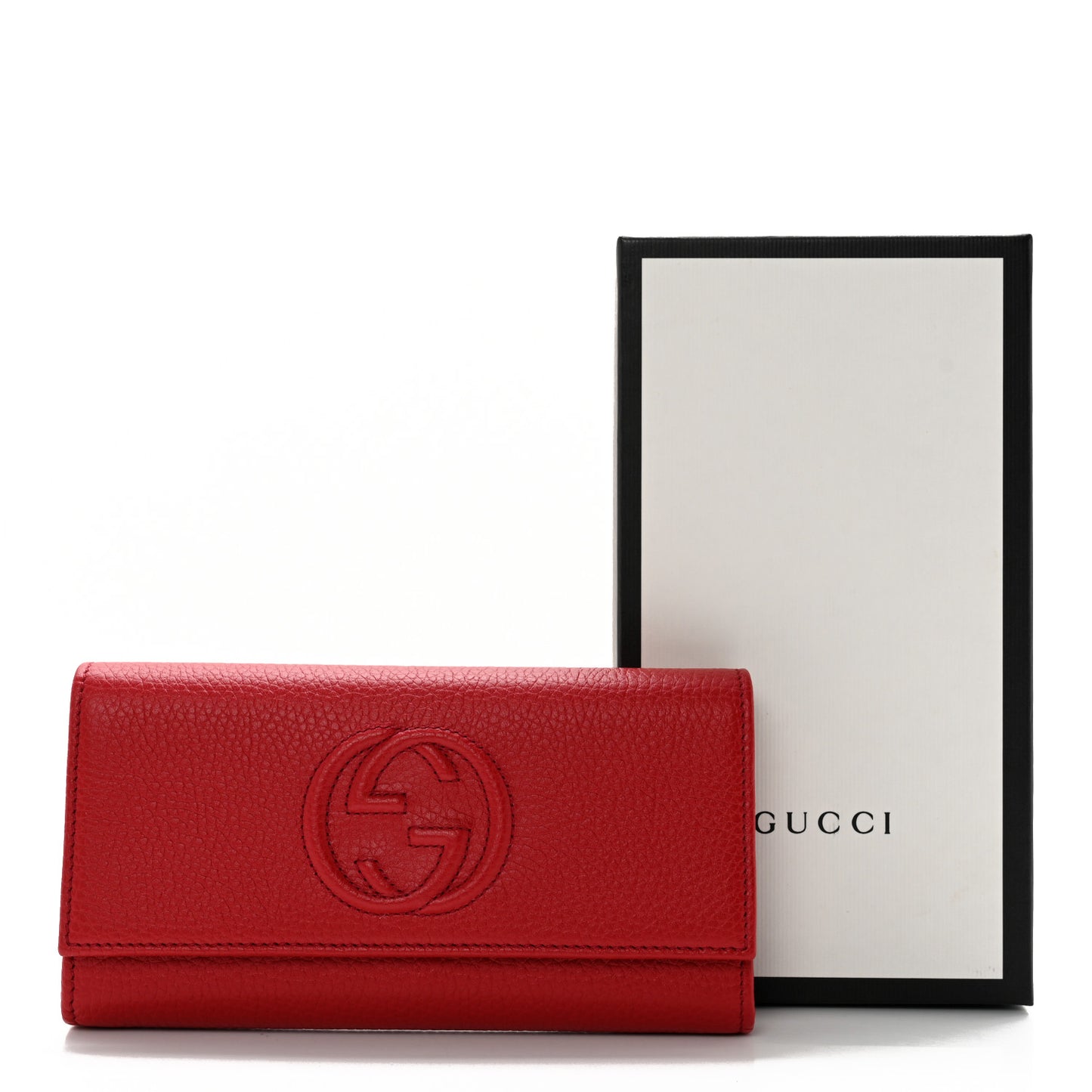 Cellarius Calfskin Soho Continental Wallet Vibrant Red
