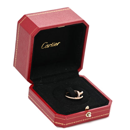 Cartier 18K Pink Gold Diamond Juste Un Clou Ring 50 5.25 5 of 5