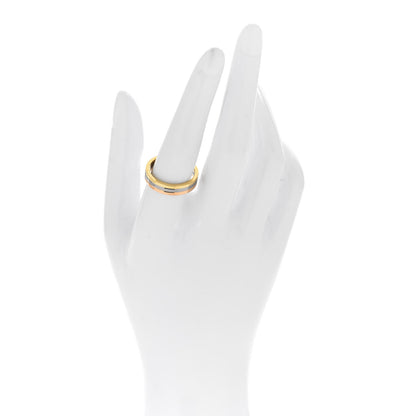 Cartier 18K Pink White Yellow Gold 4.8mm Vendome Louis Cartier Wedding Band Ring 57 8 2 of 5