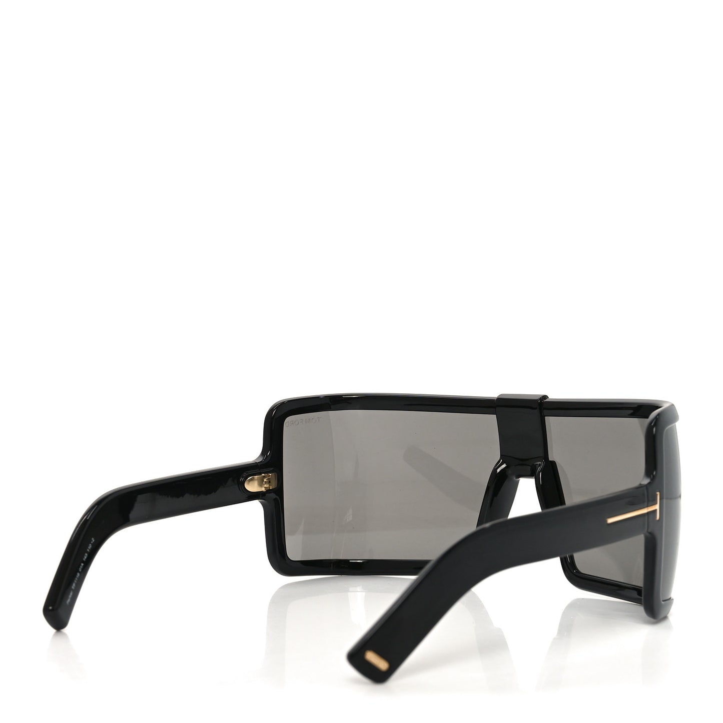 Acetate Parker Square Shield Sunglasses TF1118 Black