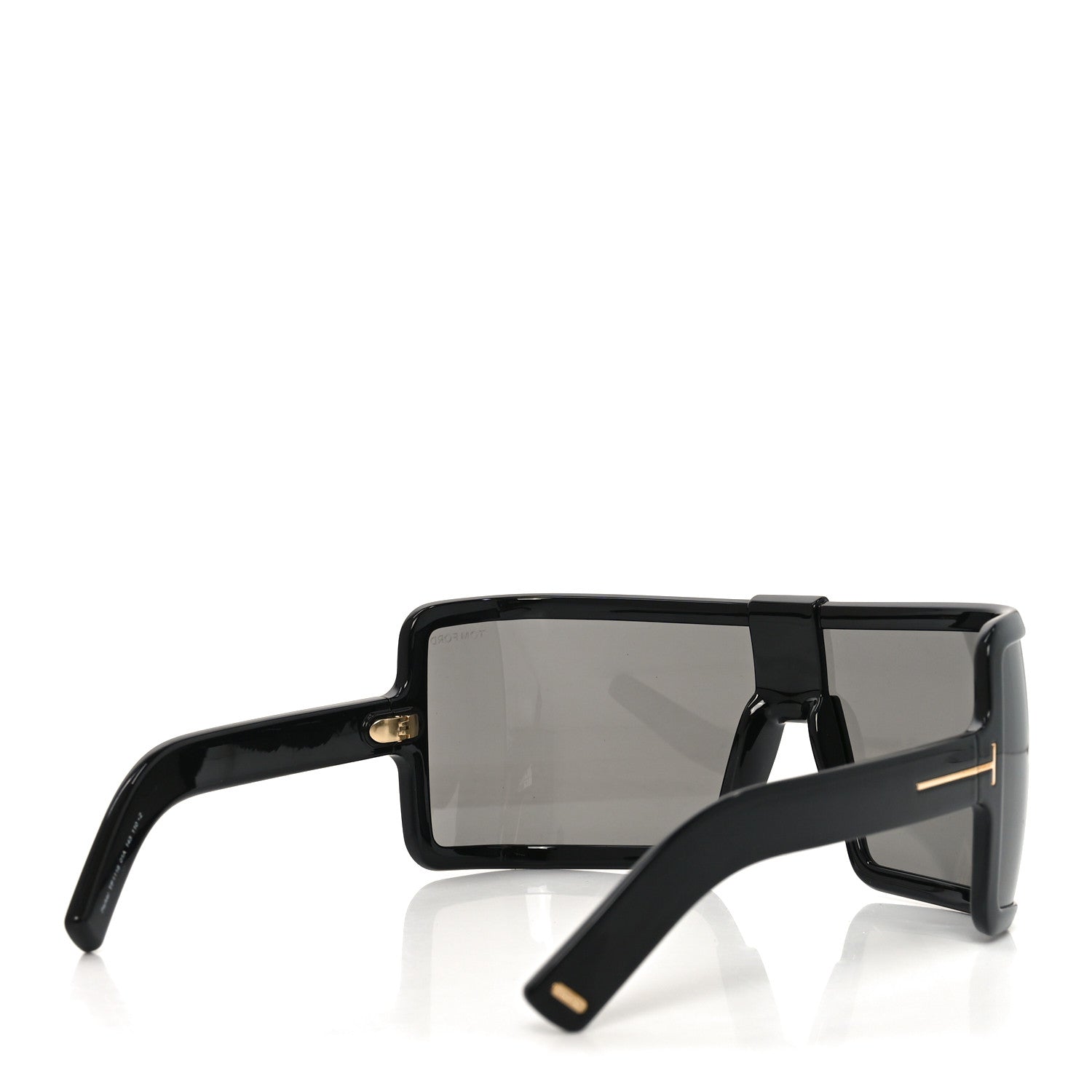 Tom Ford Acetate Parker Square Shield Sunglasses TF1118 Black 4 of 7