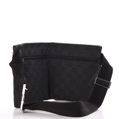 Gucci GG Monogram Double Pocket Belt Bag Black 3 of 7