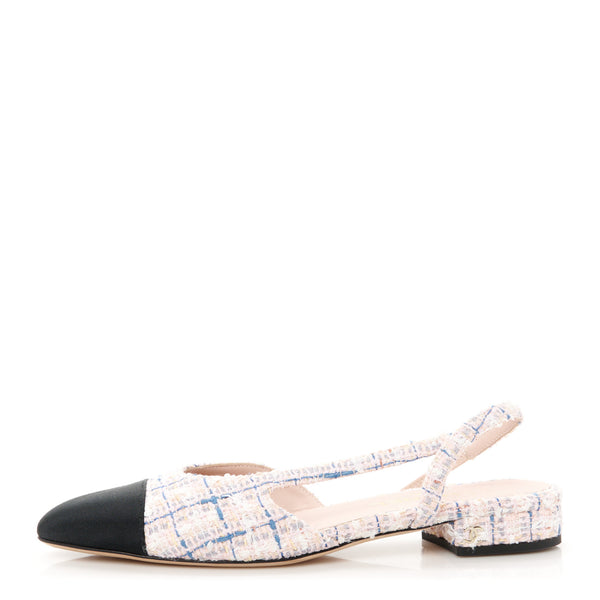 靴 Herlipto Tweed Slingback Flats 61d00d460078a907e96b15366f949d