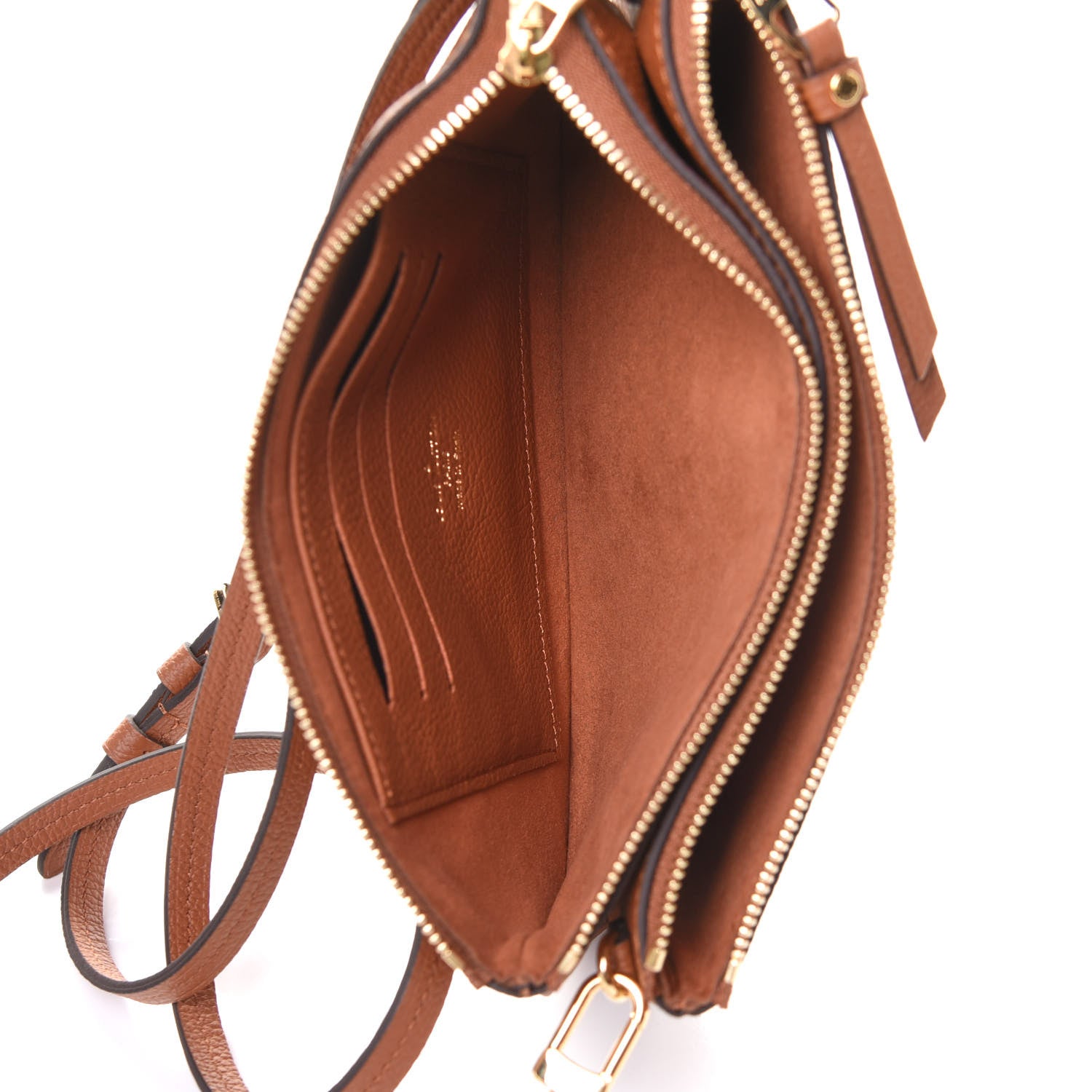 Louis Vuitton Empreinte Monogram Giant Double Zip Pochette Caramel 4 of 4