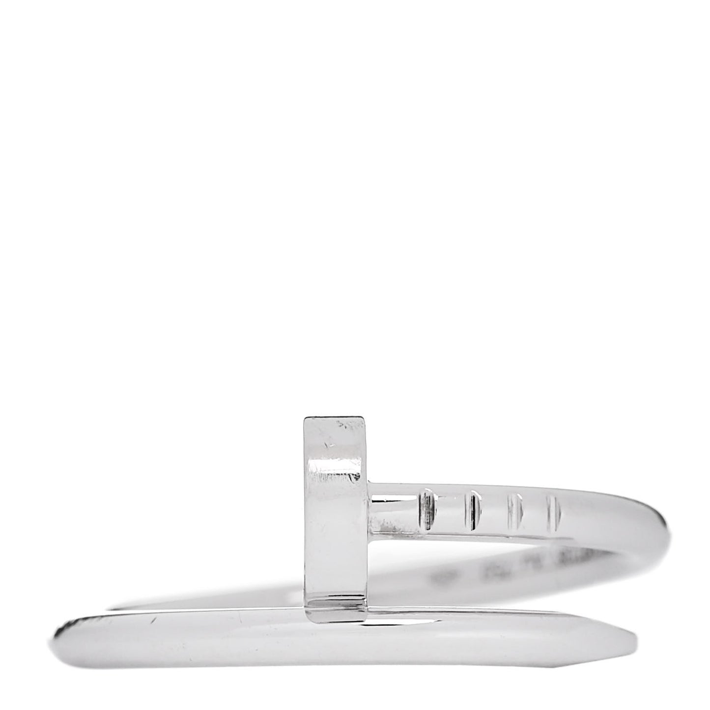 18K White Gold Small Juste Un Clou Ring 49 5