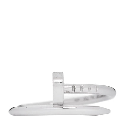 Cartier 18K White Gold Small Juste Un Clou Ring 49 5 1 of 6