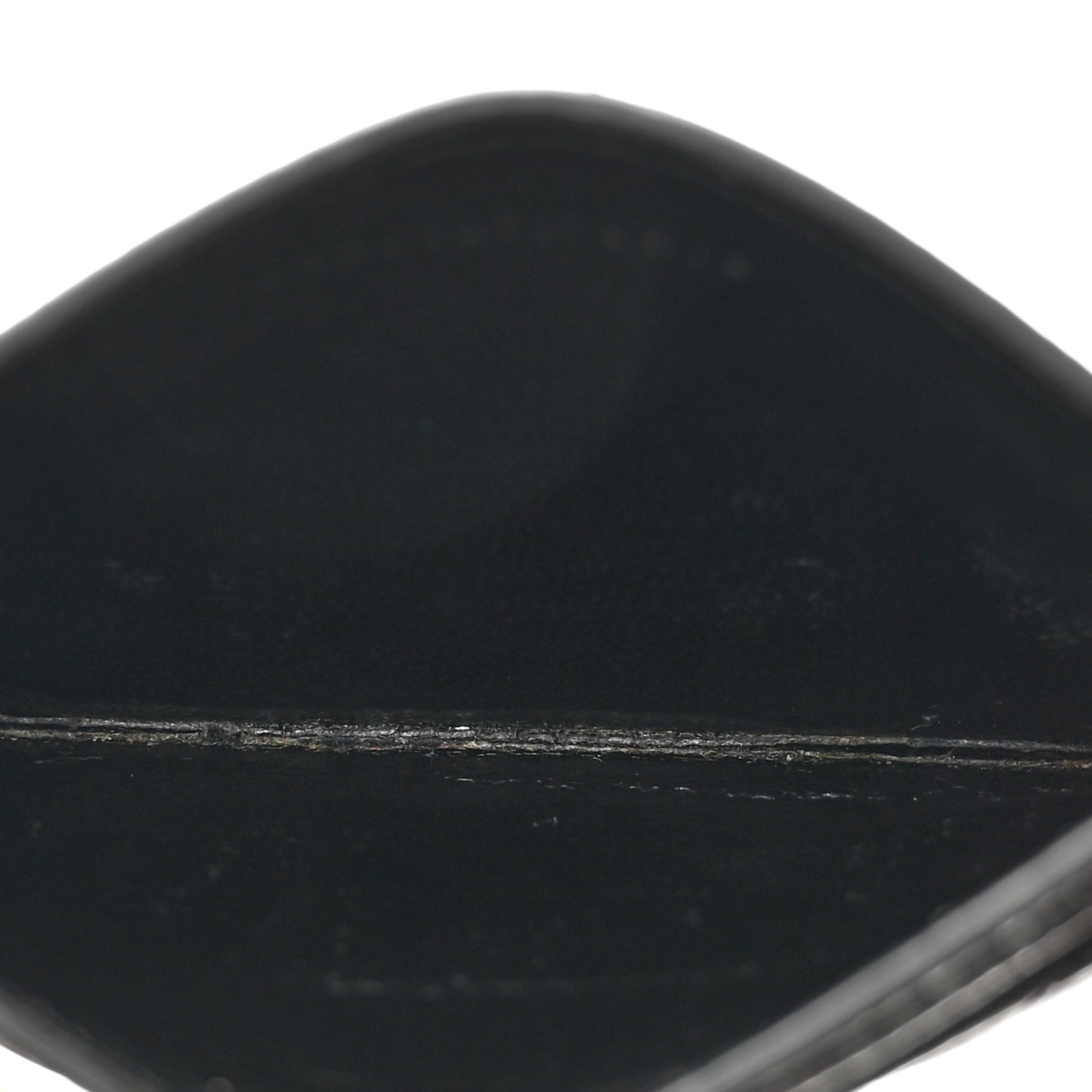 Grain De Poudre Matelasse Chevron Monochrome Monogram Credit Card Case Black