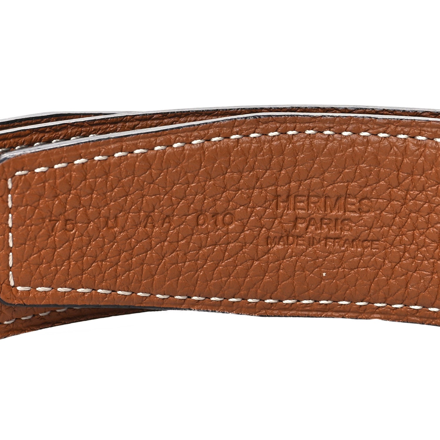 Hermes Box Togo 32mm Belt Strap 75 30 Black Gold 5 of 5