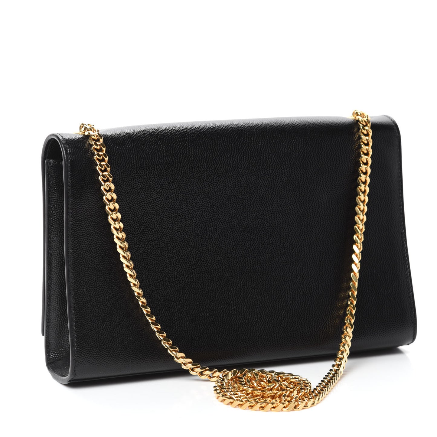 Grain De Poudre Medium Classic Monogram Kate Satchel Black