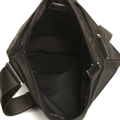Prada Tessuto Nylon Messenger Bag Brown 5 of 13