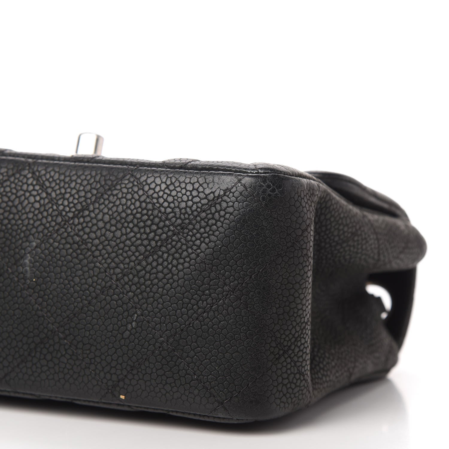 Chanel Iridescent Caviar Quilted Mini Square Flap Black 7 of 14