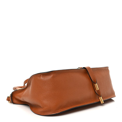 Chloe Calfskin Medium Marcie Satchel Tan 4 of 9