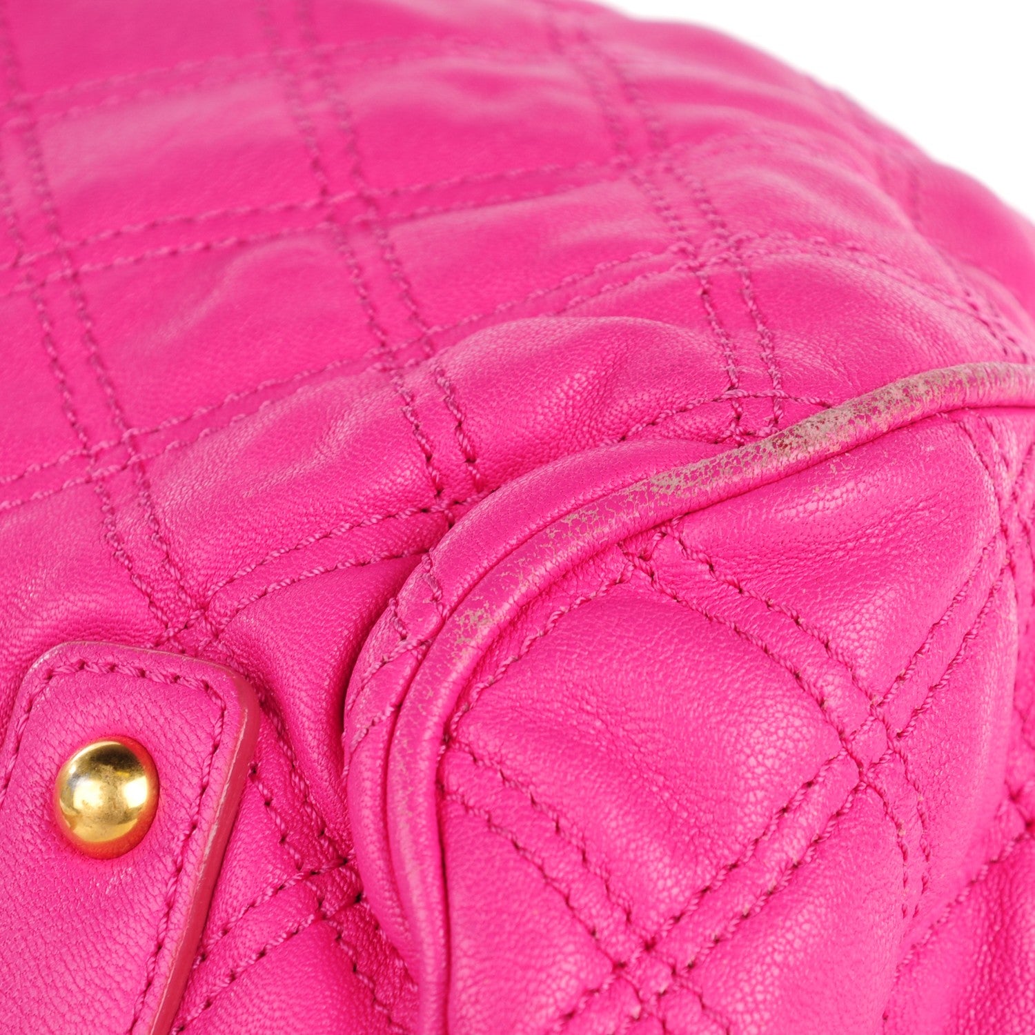 Marc Jacobs Calfskin Quilted Stam Bright Pink 11 of 15