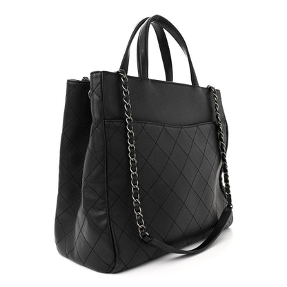 Chanel Caviar Shopping Tote Black 3 of 14